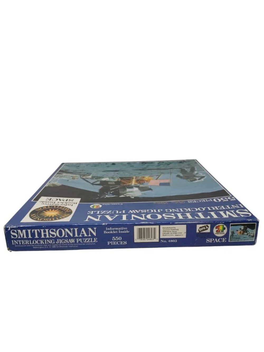 Smithsonian Jigsaw Puzzle 550 Pc Deluxe Ed W/ Space Booklet VTG 1989 #GS9
